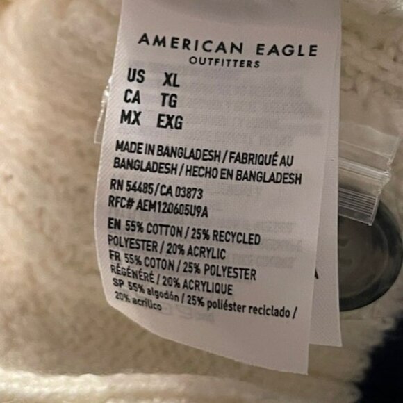 Retro Oversized Cable Knit Button-Up Cardigan - Picture 16 of 16